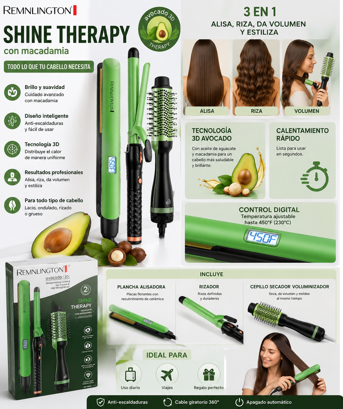 COMBO AGUACATE 3 EN 1 RE-2513